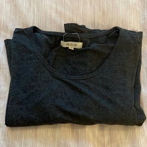 Madewell Gray Tshirt Dress